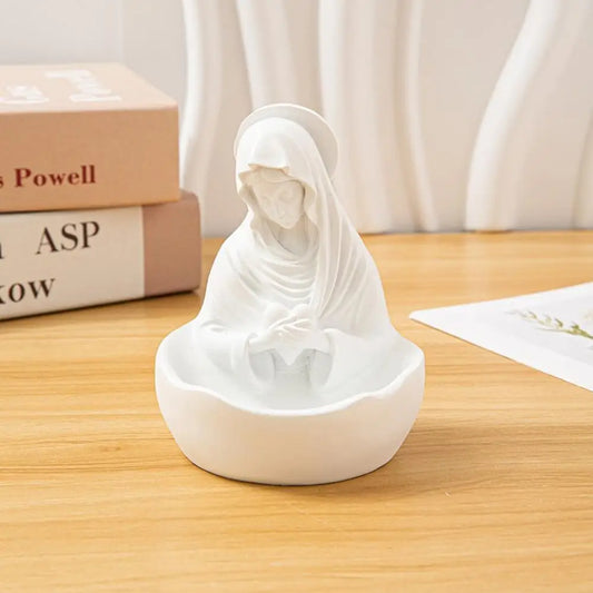 Virgin Mary Statue Rosary Holder