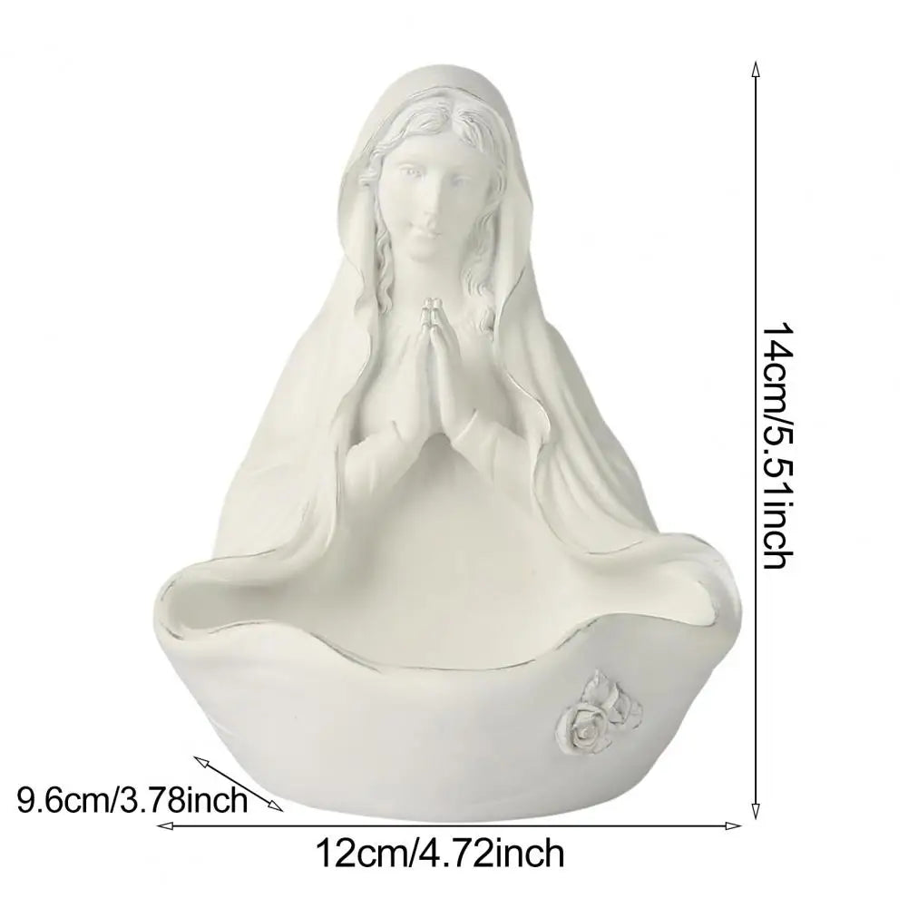 Virgin Mary Statue Rosary Holder