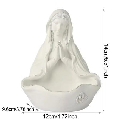 Virgin Mary Statue Rosary Holder